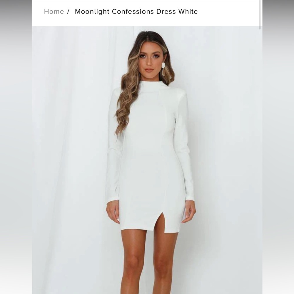 Hello Molly MOONLIGHT CONFESSIONS DRESS WHITE
